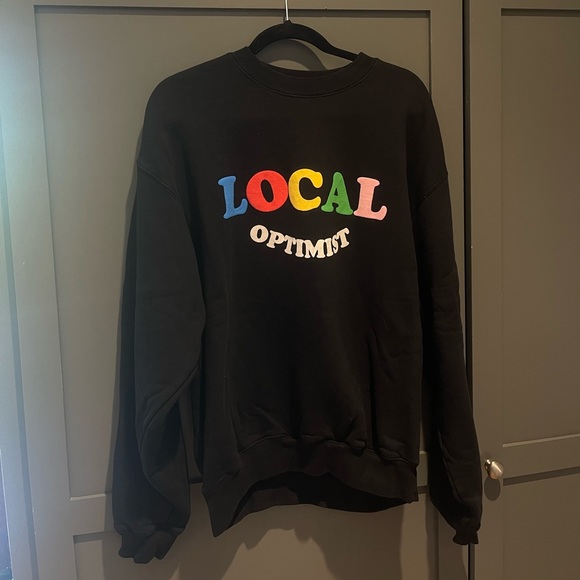 MADHAPPY Local Optimist Heritage Crewneck, black - Picture 3 of 9